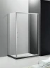 Душевой уголок Cezares Molveno 130x100 MOLVENO-AH-11-130/100-C-Cr-IV профиль Хром стекло прозрачное