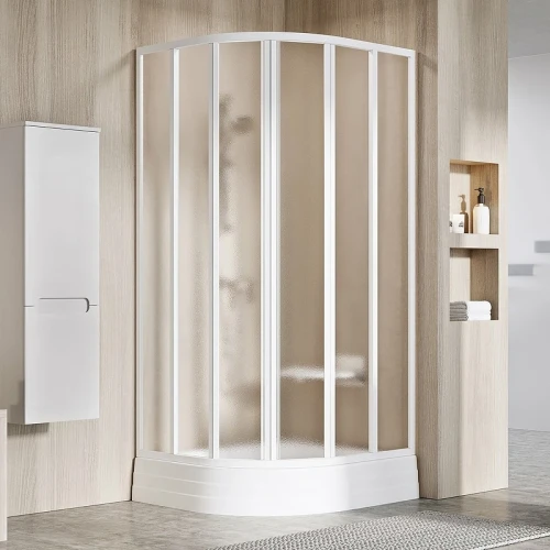 Душевой уголок Ravak Supernova SKCP6-90 90x90 32070100ZG профиль Белый стекло Grape