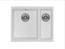 Кухонная мойка KUCHENSTERN UNDER 60-2 55,5x46 102WH10 цвет Белый