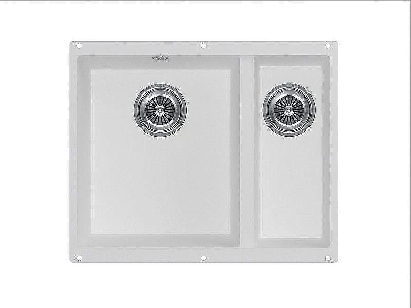 Кухонная мойка KUCHENSTERN UNDER 60-2 55,5x46 102WH10 цвет Белый