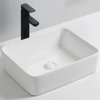 Раковина-чаша Royce Nexus 48 RCW-141901WH Белая фаянс накладная