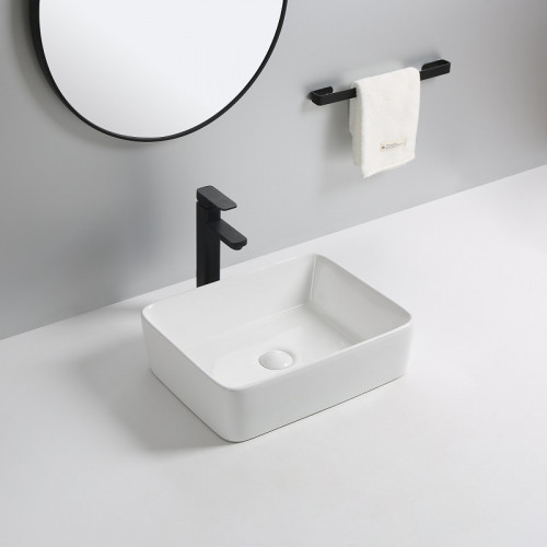 Раковина-чаша Royce Nexus 48 RCW-141901WH Белая фаянс накладная