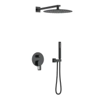 Душевая система Black&White Gravity GL-9105-MB 9105MB цвет Черный матовый
