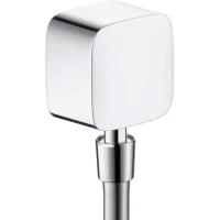 Шланговое подключение Hansgrohe PuraVida 27414000 Хром латунь на стену