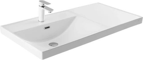 Мебельная раковина Aquanet Side 100 L 347435 цвет Белый