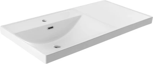Мебельная раковина Aquanet Side 100 L 347435 цвет Белый