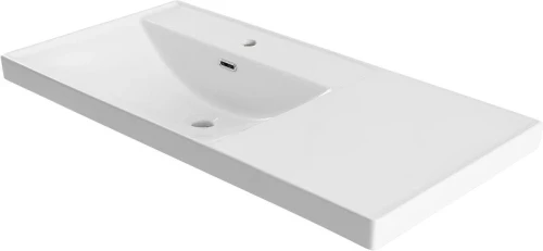 Мебельная раковина Aquanet Side 100 L 347435 цвет Белый