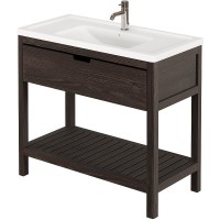 Тумба под раковину Creto Provence Family 100 9-1118VF Venge массив дерева