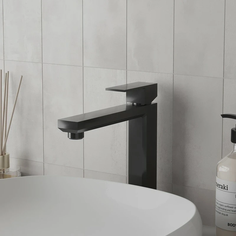 Смеситель для раковины Paini Grazia 21PZ205M Черный матовый