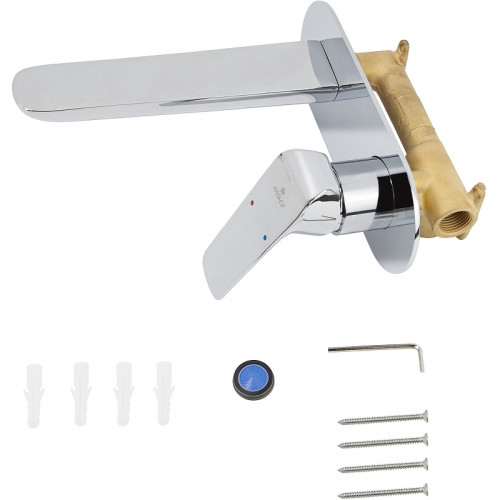 Смеситель для раковины Kaiser Glory 69311 Хром латунь встраиваемый