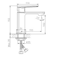 Смеситель для раковины Koller Pool Style SL0200