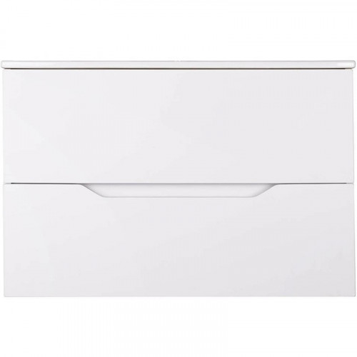 Тумба под раковину Orange Line 80 Li-80Tuw подвесная Белая матовая МДФ / ЛДСП