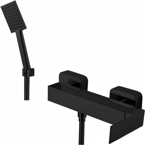 Смеситель для душа Webert Pegaso PE870101560 Черный матовый на стену