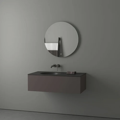 Зеркало Evoform Ledshine d70 BY 2654 с подсветкой 18 W - сенсорный выключатель - теплый белый свет стекло