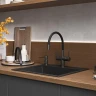 Кухонная мойка Reflexion Cubi 55 RX1555CL цвет Уголь