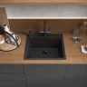 Кухонная мойка Reflexion Cubi 55 RX1555CL цвет Уголь