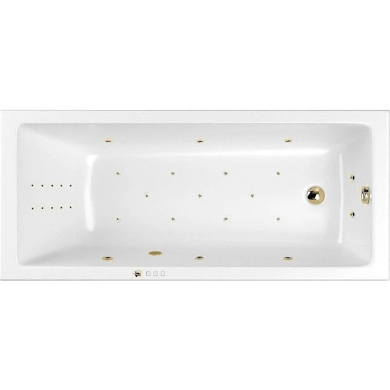 Акриловая ванна Whitecross Wave Slim 170x75 0111.170075.100.ULTRANANO.GL с гидромассажем