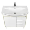 Тумба под раковину Aquaton Рико 80 1A215401RIB90 Белый Ясень фабрик МДФ / ЛДСП