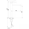 Смеситель для раковины Boch Mann Stella BN BM10437 Никель
