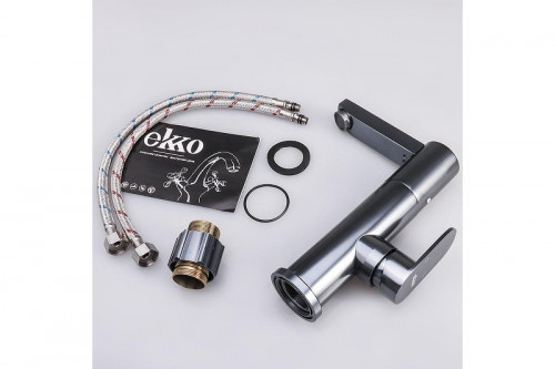 Смеситель для раковины Ekko E1083-21 цвет Темно-серый