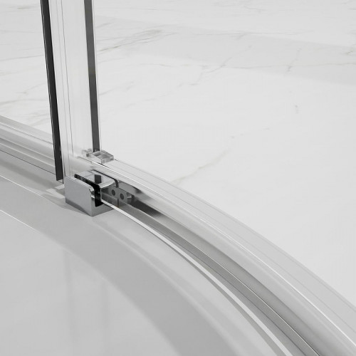 Душевой уголок Azario Shanghai 100x100 AZ-S43-100-MGR-CL профиль Графит матовый стекло прозрачное