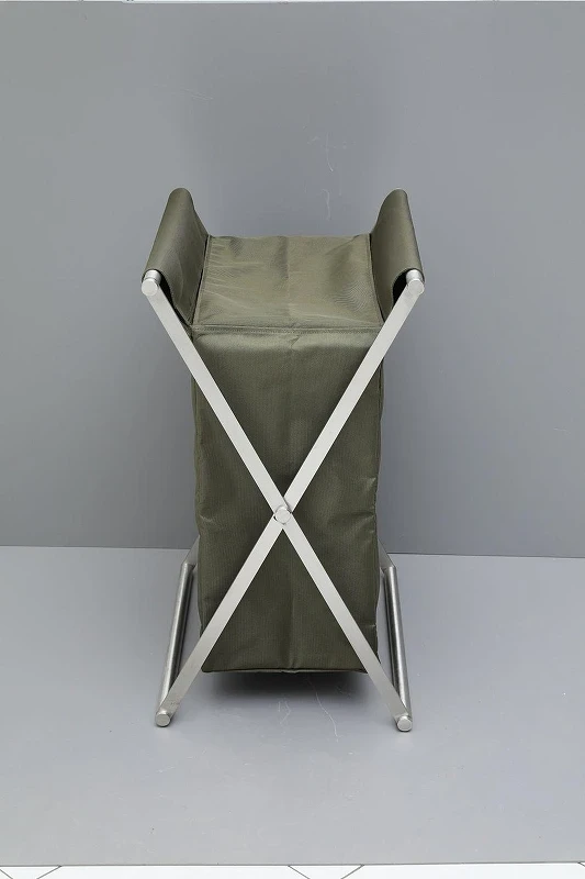 Корзина для белья Allen Brau Priority 00312048 цвет Зеленый+Сталь