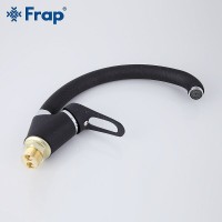 Смеситель для кухни Frap F4113-7 Черный матовый латунь