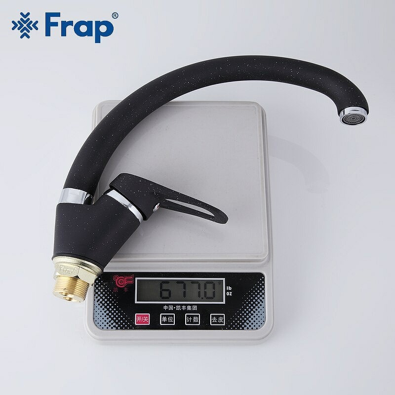 Смеситель для кухни Frap F4113-7 Черный матовый латунь