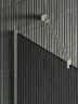 Душевая перегородка Maybah Glass MGD-736-5у 890x1950 в узком профиле Хром матовый стекло графитовое матовое