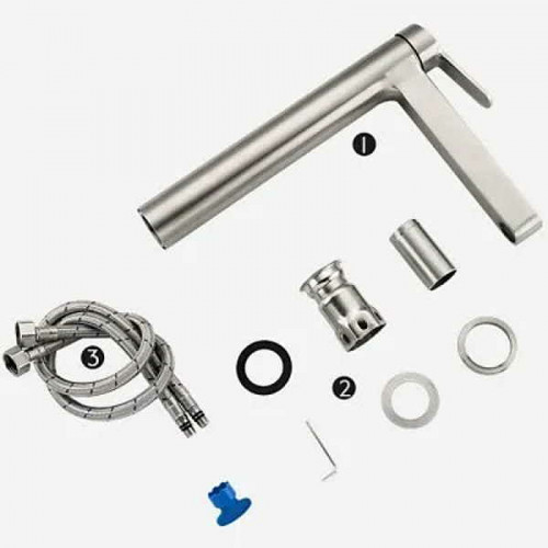 Смеситель для раковины Gappo G99-30 G1099-32 Сатин нержавеющая сталь