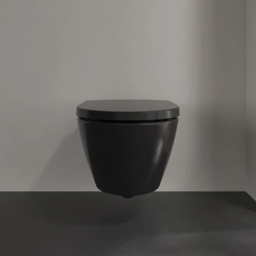 Унитаз Villeroy&Boch Subway 2.0 5614R0R7 подвесной цвет Pure Black без сиденья