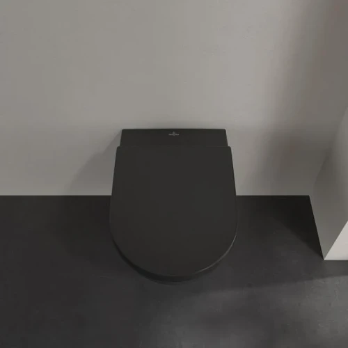 Унитаз Villeroy&Boch Subway 2.0 5614R0R7 подвесной цвет Pure Black без сиденья