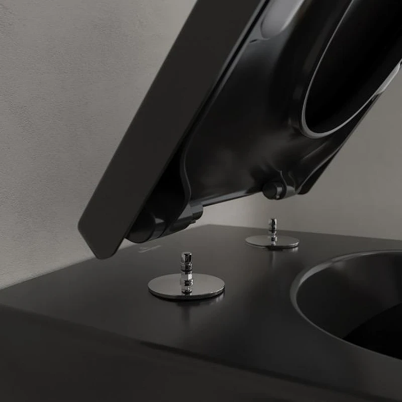 Унитаз Villeroy&Boch Subway 2.0 5614R0R7 подвесной цвет Pure Black без сиденья