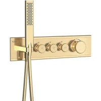 Смеситель для душа Teska Shine SH3007 с термостатом Золото