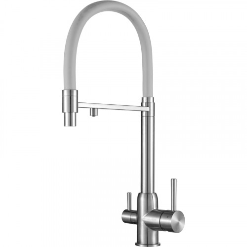 Смеситель для кухни Gappo G4399-5 Нержавеющая сталь Серый латунь