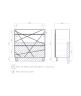Тумба с раковиной Vigo Geometry 80 tn.GEO.9696.80.2Y бетон-com цвет Бетон Белый