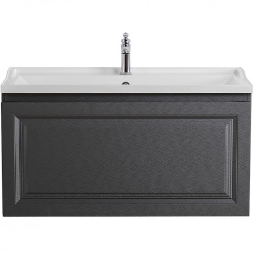Тумба под раковину Cezares Giubileo 100 GIUBILEO-N-100-1C-SO-TIT-P подвесная Титан МДФ / ЛДСП