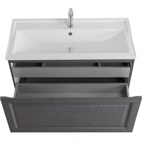Тумба под раковину Cezares Giubileo 100 GIUBILEO-N-100-1C-SO-TIT-P подвесная Титан МДФ / ЛДСП