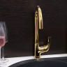 Смеситель для кухни WasserKRAFT Sauer 7107 Золото латунь