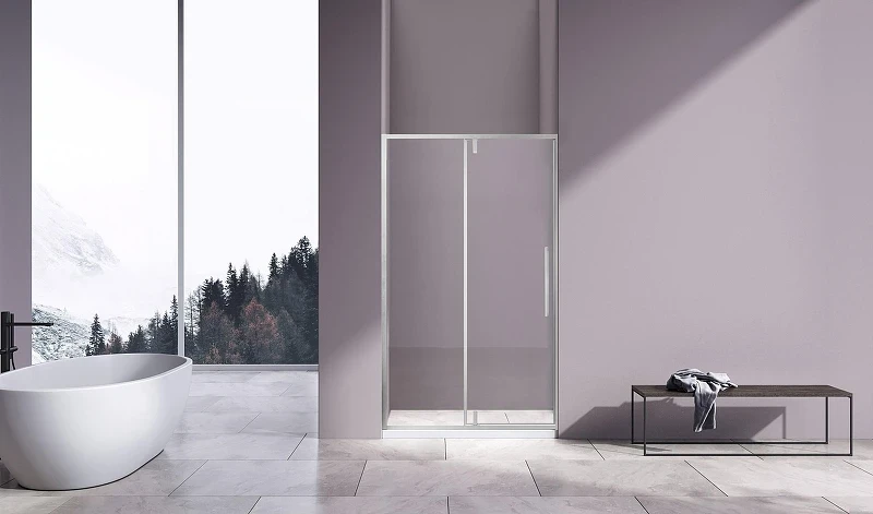 Душевая дверь Vincea Slim-N 100 VDP-4SN100CL профиль Хром стекло прозрачное