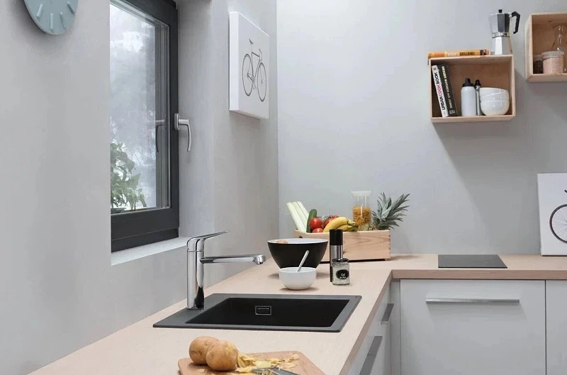 Смеситель для кухни Hansgrohe Focus M421-H120 71806000 Хром латунь
