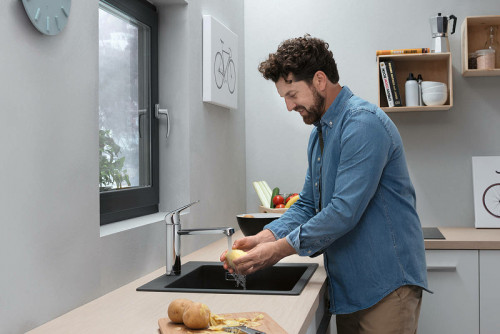 Смеситель для кухни Hansgrohe Focus M421-H120 71806000 Хром латунь