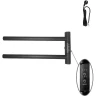 Электрический полотенцесушитель Маргроид Cook 190х110 Cook-1840-1049-9005R правый Черный матовый