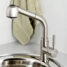 Смеситель для кухни WasserKRAFT Wern 4266 Хром матовый латунь