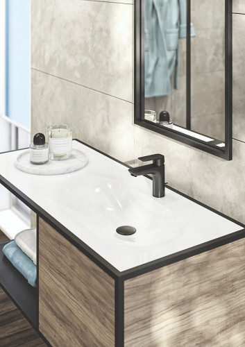 Смеситель для раковины Kludi Pure Style 402903975 Черный матовый латунь