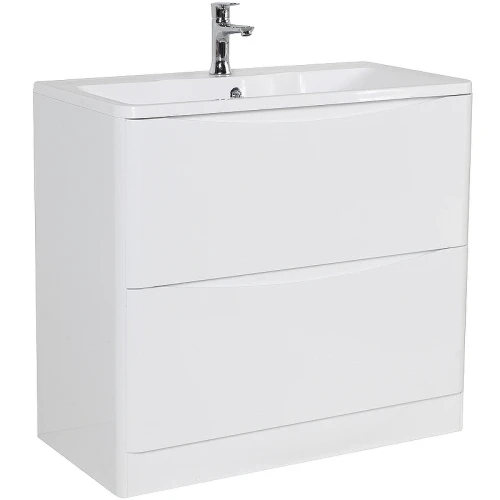 Тумба под раковину BelBagno 100 ACQUA-1000-2C-PIA-BL Bianco Lucido МДФ / ЛДСП