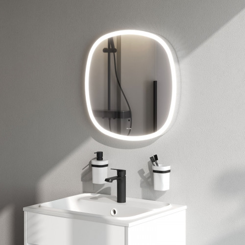 Зеркало AM.PM Func 55 M8FMOX0551WGS с подсветкой с ИК-сенсорным выключателем стекло