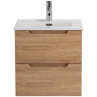 Тумба под раковину BelBagno Etna 50 ETNA-500-2C-SO-WO подвесная Rovere Bianco МДФ / ЛДСП