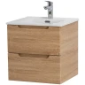 Тумба под раковину BelBagno Etna 50 ETNA-500-2C-SO-WO подвесная Rovere Bianco МДФ / ЛДСП