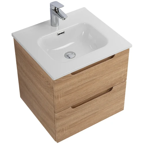 Тумба под раковину BelBagno Etna 50 ETNA-500-2C-SO-WO подвесная Rovere Bianco МДФ / ЛДСП